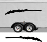 Replacement Camper Decals for Pontoon Boat RV and Motor Home - CB11 Stripe Set