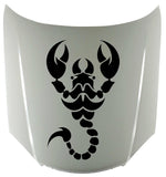 Scorpion Hood Decals - Durable Stickers for Auto Truck  Boat Graphics