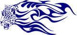 Leopard Tribal Flame Decal Sticker for Auto Truck and Boat AF12
