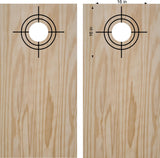 Crosshair Sights Cornhole Board Decals - Set of 4 Sticker Rings