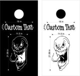Skull Cornhole Board Decals - Flag Stickers for Custom SK10 Designs