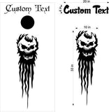 Skull Cornhole Board Decals - Skull Flag Stickers for Game Room Decor - SK16