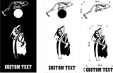 Grim Reaper Skull Cornhole Board Decals - Decorative Flag Stickers SK04