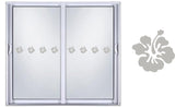 Sliding Door Safety Film Etched Glass Vinyl Decal Stickers