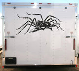 Black Widow Spider Vinyl Decal for Racing Trailers and Toy Haulers