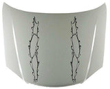 Vinyl Car Hood Decal - Rip Torn Tear Graphic for Automotive Styling HF24