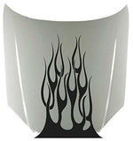 Tribal Flame Vinyl Hood Decal - Eye-Catching Fire Car Sticker HF06