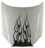 Tribal Flame Vinyl Hood Decal - Fire Design Car Sticker HF08