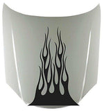 Tribal Flame Vinyl Hood Decal - Stylish Fire Car Graphic Sticker HF14
