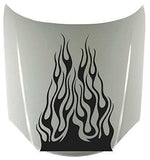 Tribal Flame Vinyl Hood Decal - Graphic Fire Car Sticker HF18