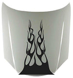 Tribal Flame Vinyl Hood Decal - Stylish Fire Car Graphic Sticker HF23