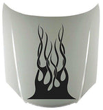 Tribal Flame Fire Car Hood Decal - Vinyl Graphic Sticker