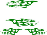 Tribal Flames Decals for Golf Carts Cars Trucks Boats  Go Karts - Model TF005