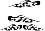 Tribal Flames Decals for Golf Carts Cars Trucks Boats  Go Karts - Model TF015