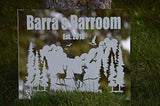 Thoroughbred Horse Stallion Equestrian DIY Etched Glass