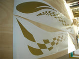 Tribal Flame Graphics Decals for Auto Truck Boat and Car - SP02 Side Set Stickers