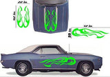 Tribal Flame Car Decals Hood Decal Side Set Vinyl Sticker Auto Kit HF028