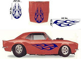 Tribal Flame Car Decals Hood Decal Side Set Vinyl Sticker Auto Kit HF050