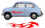 Tribal Flame Car  Truck Decals - ST-01 Aftermarket Graphics Stickers