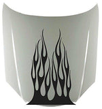 Tribal Flame Vinyl Hood Decal - Stylish Fire Car Graphic Sticker HF10