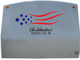 American Flag RV Camper Decal Sticker - USA Design for Motorhomes