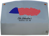 American Flag Vinyl Decal for RVs and Campers - YT06