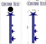 Patriotic USA Flag Cornhole Board Decals - Custom Stickers for Outdoor Games