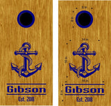 beach lake life cornhole decals