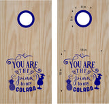 beach lake life cornhole decals