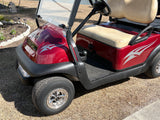 Distressed American Flag Golf Cart Hood Decals – Patriotic Vinyl Stripe Set 4" x 18"