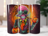 Halloween Themed 20 oz Skinny Tumbler - Sublimated Design H102