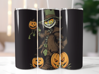 Halloween 20 oz Skinny Tumbler - Sublimated Spooky Design for Festive Sipping