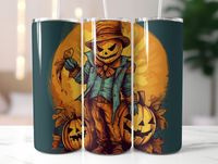 Halloween 20 oz Skinny Tumbler - Sublimated Design for Festive Sipping