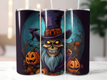 20 oz Halloween Skinny Tumbler - Sublimated Design for Spooky Sips