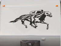Equestrian Horse Trailer Vinyl Decals - Custom Graphics and Stickers for Enclosed Trailers