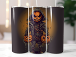 Halloween 20 oz Skinny Tumbler - Festive Sublimation Design H034