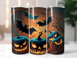 Halloween 20 oz Skinny Tumbler - Sublimated Design for Festive Sips