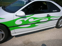 Set of Vinyl Die Cut Flames