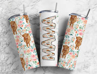 Mama Cow 20 oz Sublimated Skinny Tumbler - Fun  Functional Drinkware