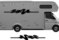 Large Replacement Trailer Decal Set for Pontoon Boat  RV - Stripes  Graphics CB73