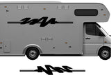 Large Replacement Trailer Decal Set for Pontoon Boat  RV - Stripes  Graphics CB73