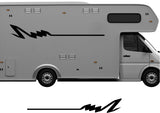 Large Replacement Decals Set for Pontoon Boat  RV Trailers - Stripes  Graphics CB74