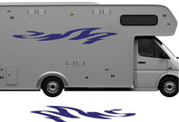 Large Replacement Decals Set for Pontoon Boat and RV Trailer - Stripes  Graphics CB77