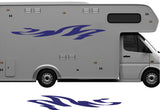 Large Replacement Decals Set for Pontoon Boat and RV Trailer - Stripes  Graphics CB77
