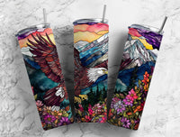 Eagle Mountain 20 oz Sublimated Skinny Tumbler - Stylish Travel Mug