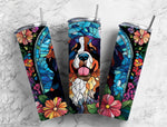 Bernese Mountain Dog 20 oz. Skinny TumblerRunB37