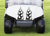 Flame Hood Decals - Custom Vinyl Graphics for Golf Carts & Side-by-Sides GCH09