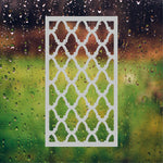 Moroccan Arch Etched Vinyl Decal for Shower Doors & Windows - 20" x 36" GP05