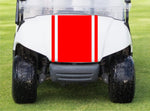 Rally Stripes Golf Cart Decals - Go Cart, Auto, Truck Racing Graphics GC203