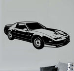 Black Vinyl Wall Decal - Inspired by 1990 Firebird Trans Am GTA WC105